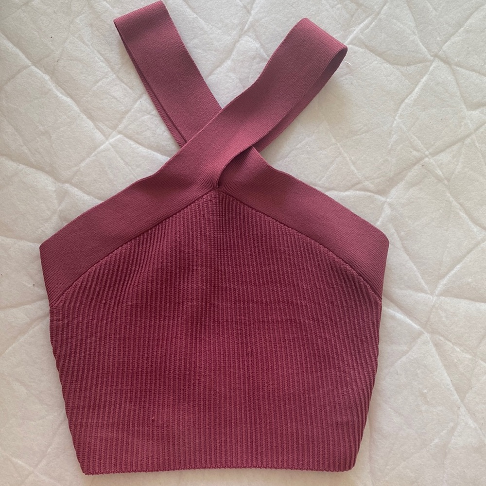 Babaton Sculpt Knit Cropped Tank (BRAND NEW)